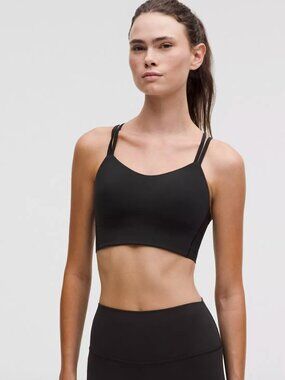 Lululemon Like a Cloud Light Support Sports Bra: Size 4 (Black)